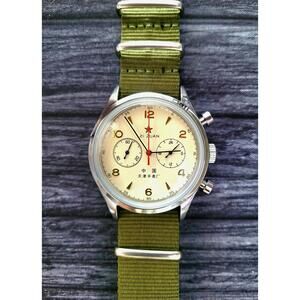 1963‎ Re-issue Pilot Aviation Zuan 21 Men's Nato Quartz Watch
